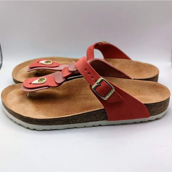 Birkenstock GIZEH Pink Braided Thong Sandals Sz 42 / US Womens 11 - Men 9 - Picture 5 of 6